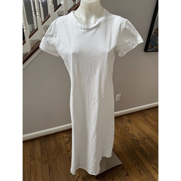 Frank & Eileen Harper Perfect Tee Maxi Dress White Size Medium - Picture 2 of 6